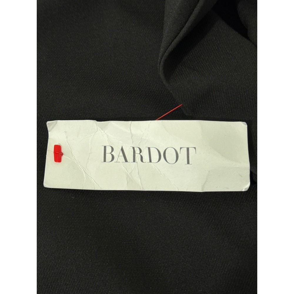 Bardot Black Wide Leg Pull On Pants Elastic Waist Women's Large - Picture 10 of 14